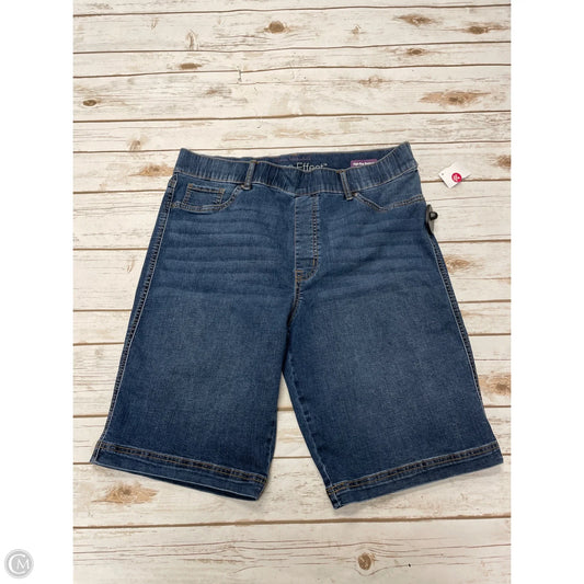 Shorts By Gloria Vanderbilt In Blue Denim, Size: 18