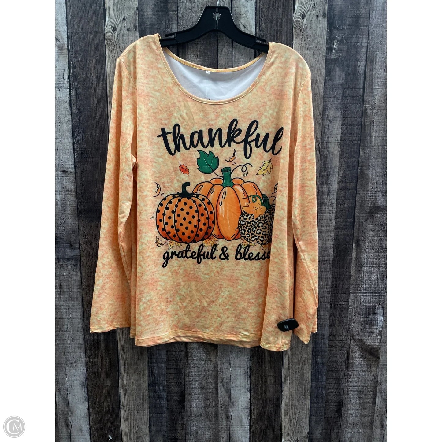 Top Long Sleeve By Cmf In Multi-colored, Size: Xl