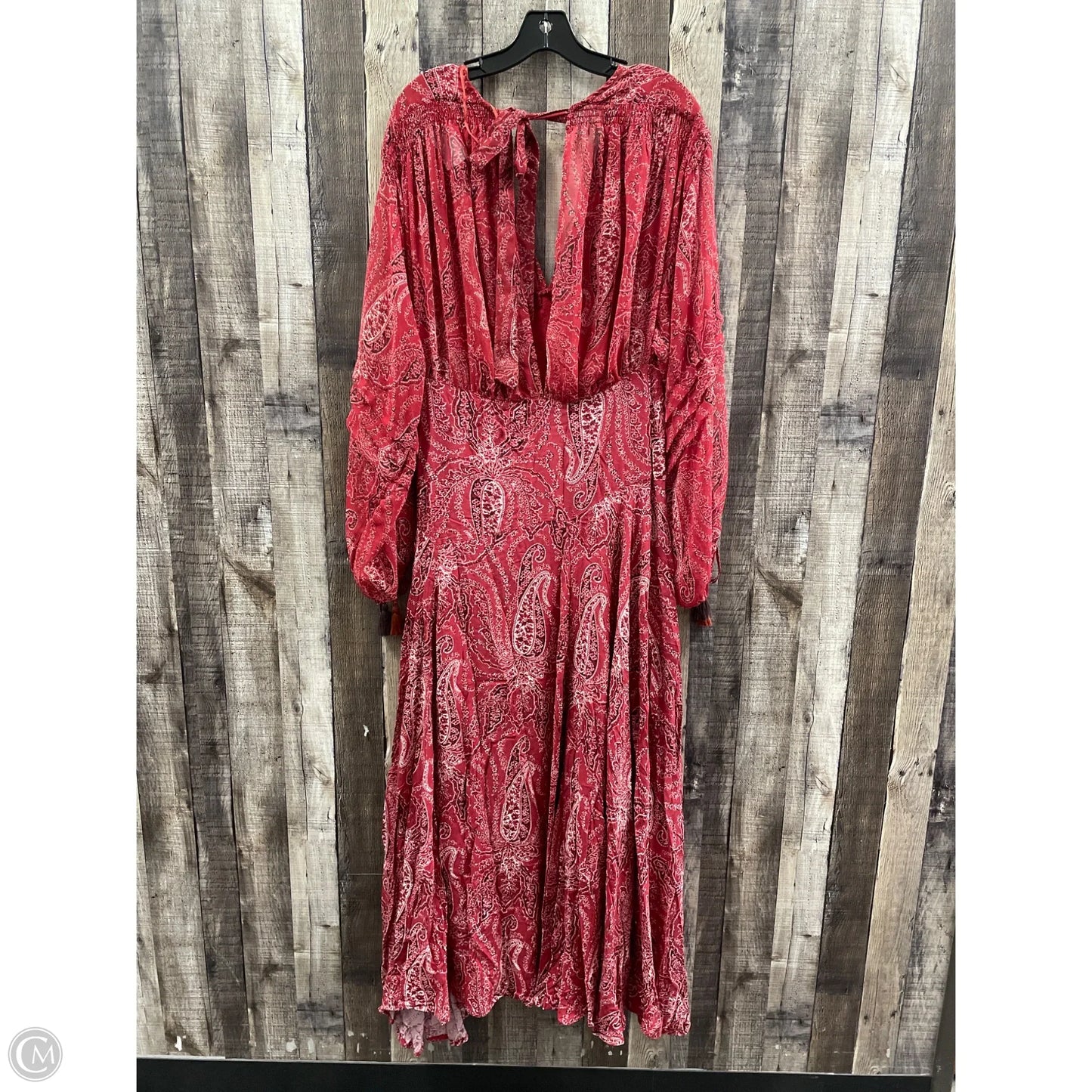 Dress Casual Maxi By Free People In Red, Size: L