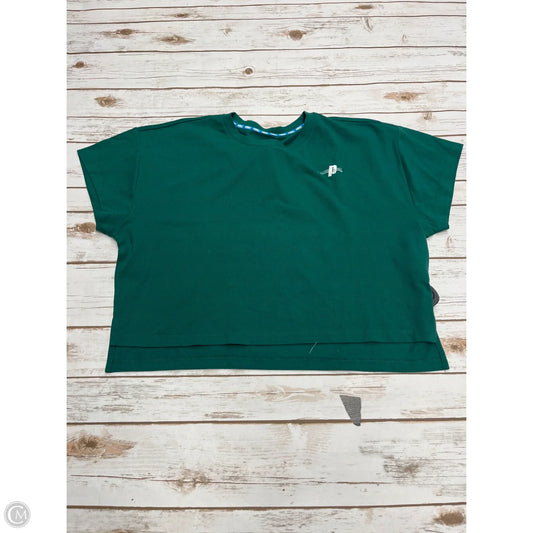 Athletic Top Short Sleeve By Cmb In Green, Size: Xxl