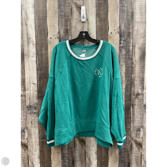 Sweatshirt Crewneck By Lou And Grey In Green, Size: Xl