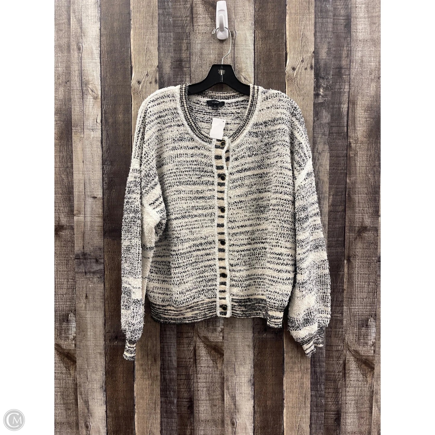 Sweater Cardigan By J. Crew In Multi-colored, Size: Xl