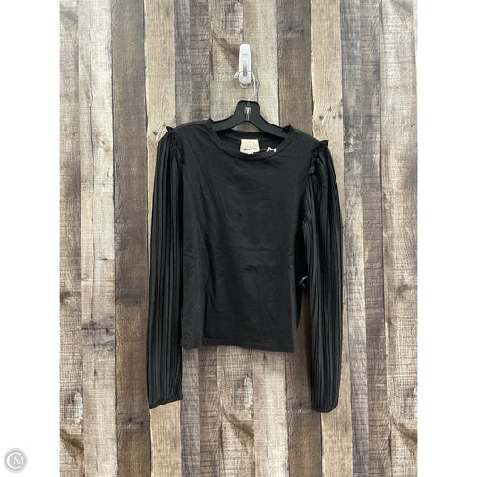 Top Long Sleeve By Cme In Black, Size: M