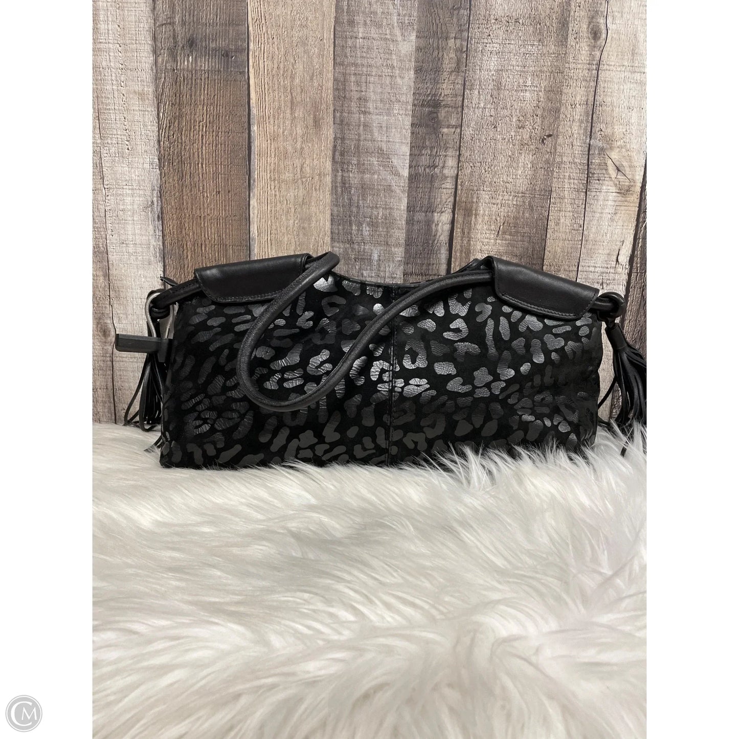 Handbag Leather By Cme, Size: Medium