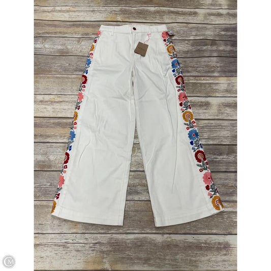 Pants Wide Leg By Boden In Cream, Size: 0