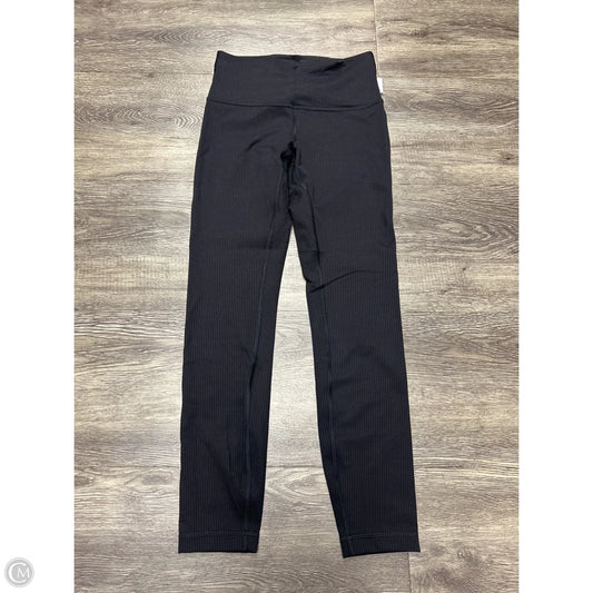 Athletic Leggings By Lululemon In Black, Size: 4