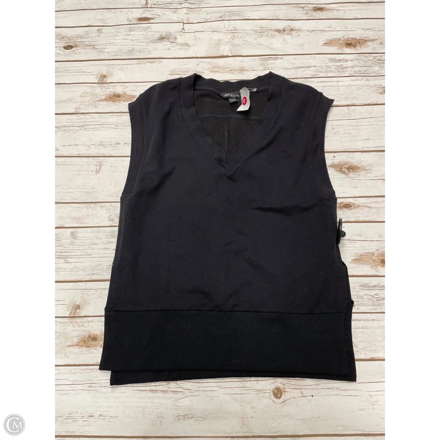 Top Sleeveless By Athleta In Black, Size: Xs