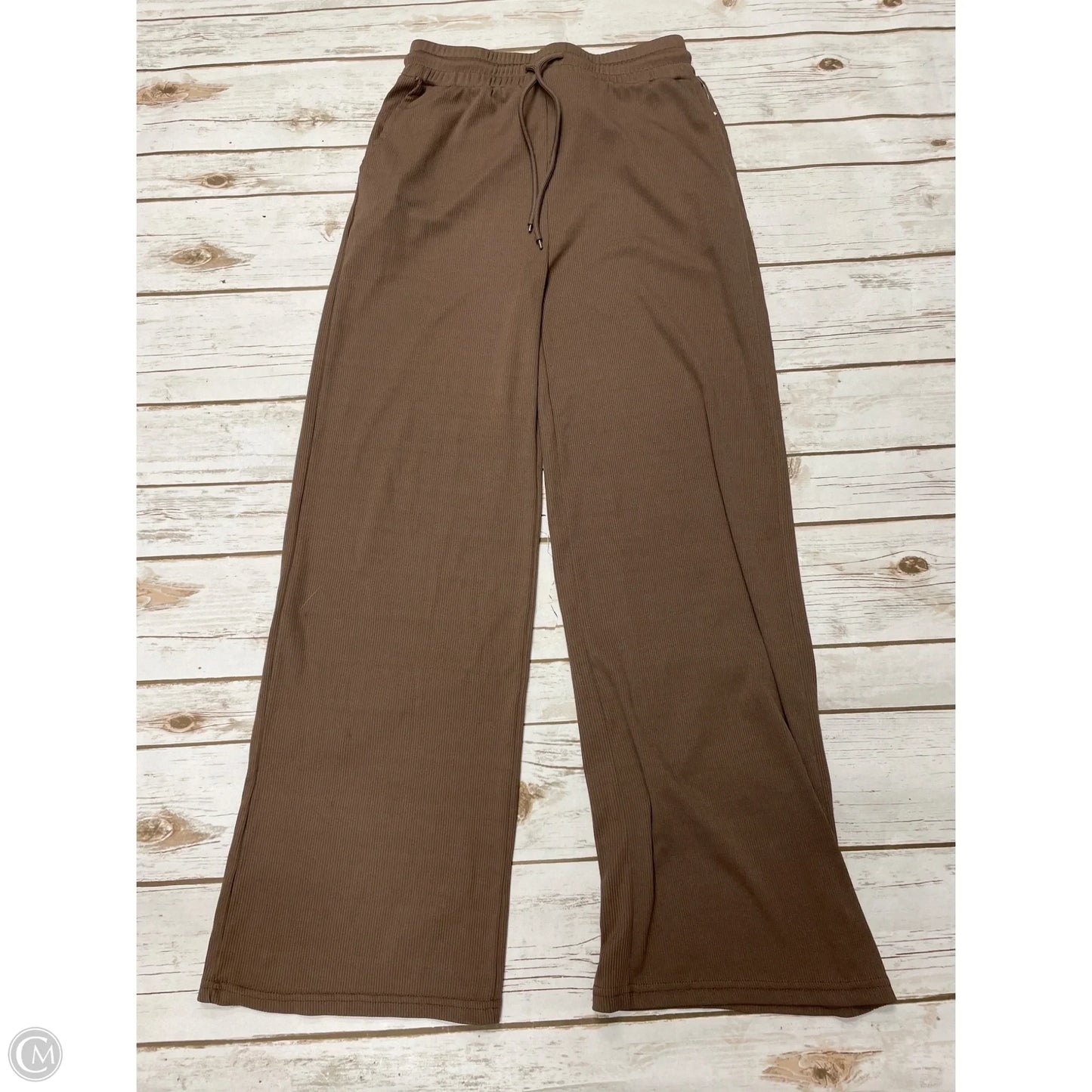 Pants Wide Leg By Cme In Brown, Size: M
