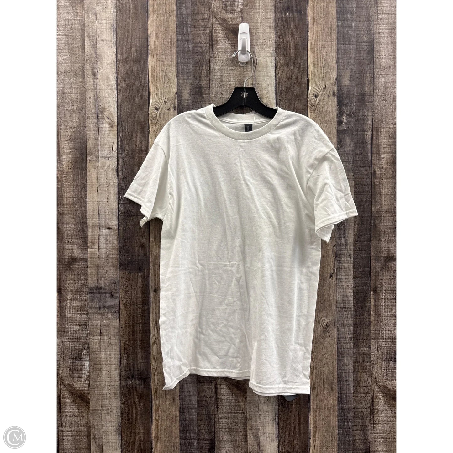 Top Short Sleeve Basic By Gildan In White, Size: M