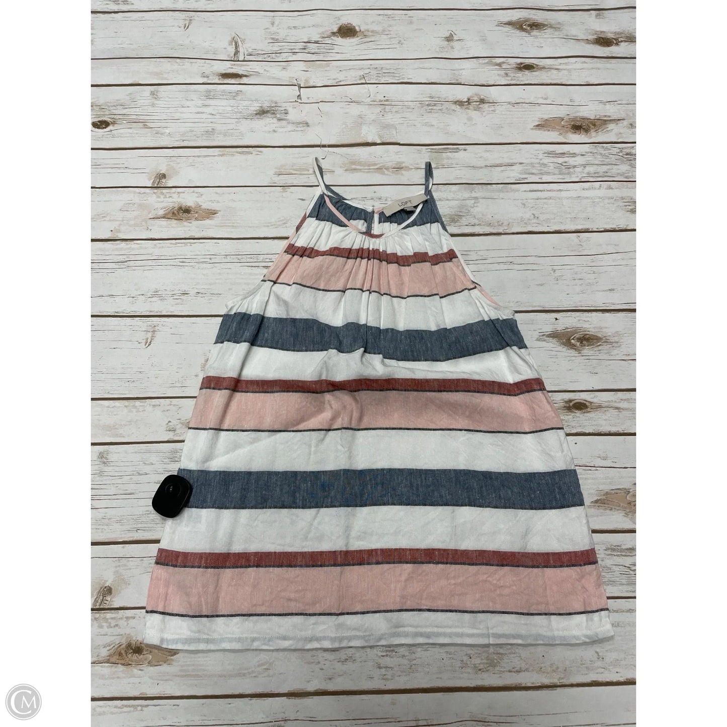 Top Sleeveless By Loft In Multi-colored, Size: Xs