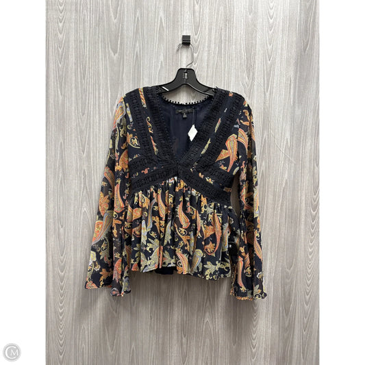 Top Long Sleeve By Romeo And Juliet In Multi-colored, Size: S