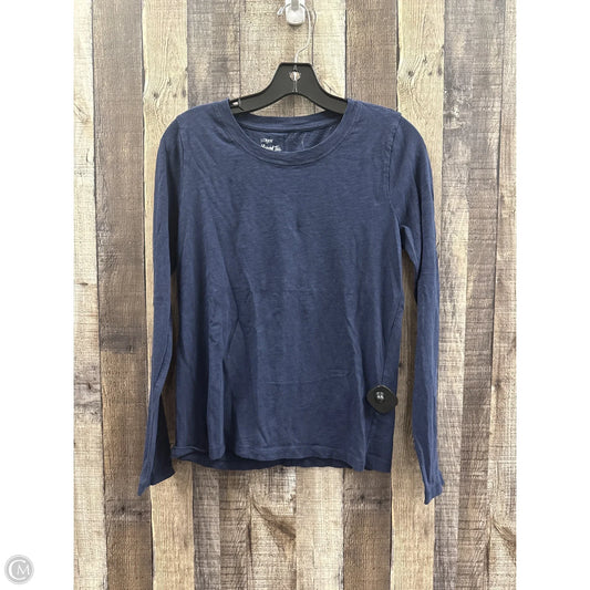 Top Long Sleeve By J. Crew In Navy, Size: S