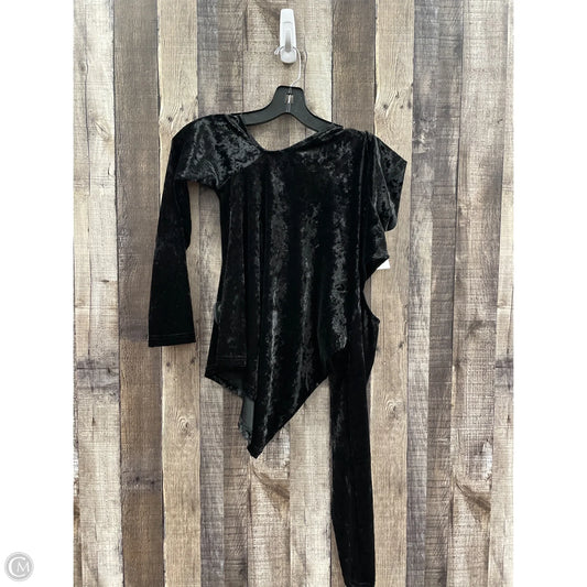 Top Long Sleeve By Saks Fifth Avenue In Black, Size: L