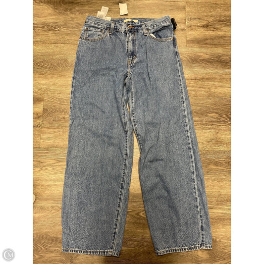 Jeans Straight By Levis In Blue Denim, Size: 4