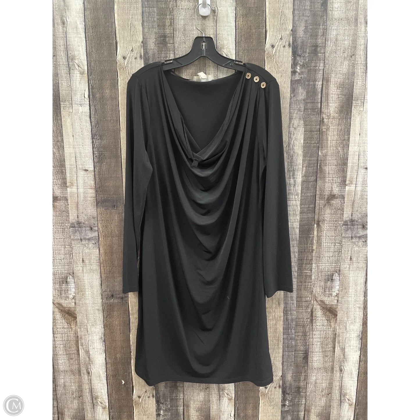 Dress Designer By Michael Kors In Black, Size: Xl