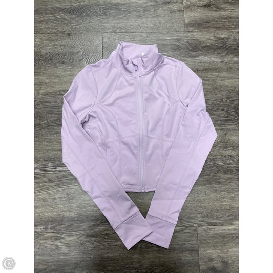 Athletic Jacket By Fabletics In Purple, Size: S