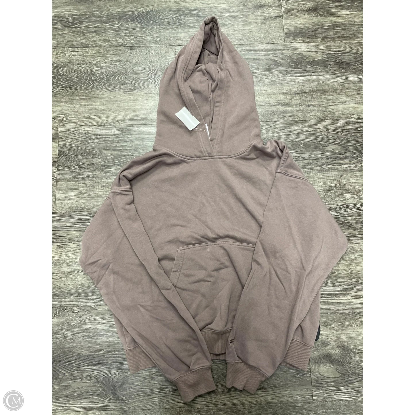 Athletic Sweatshirt Hoodie By Fabletics In Brown, Size: S