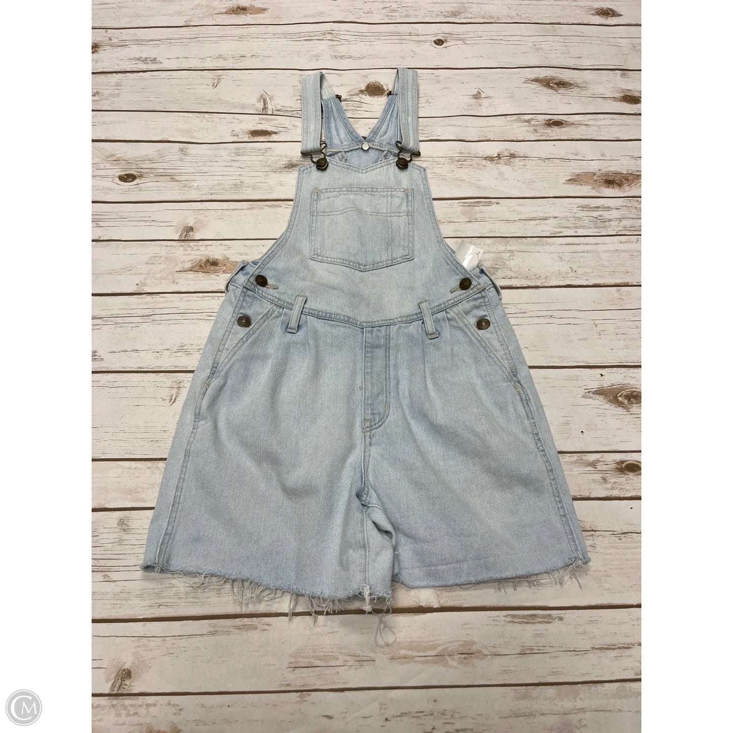Shortalls By American Eagle In Blue Denim, Size: Xs