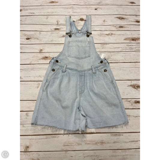 Shortalls By American Eagle In Blue Denim, Size: Xs