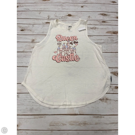 Top Sleeveless Basic By So In Cream, Size: L