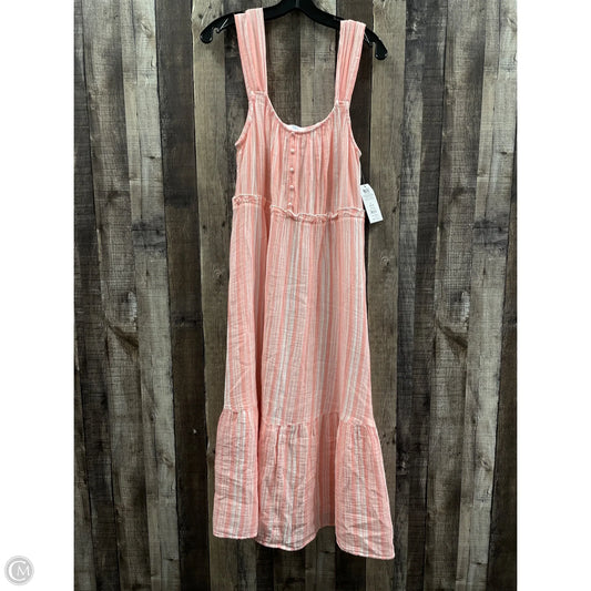 Dress Casual Maxi By Time And Tru In Striped Pattern, Size: L
