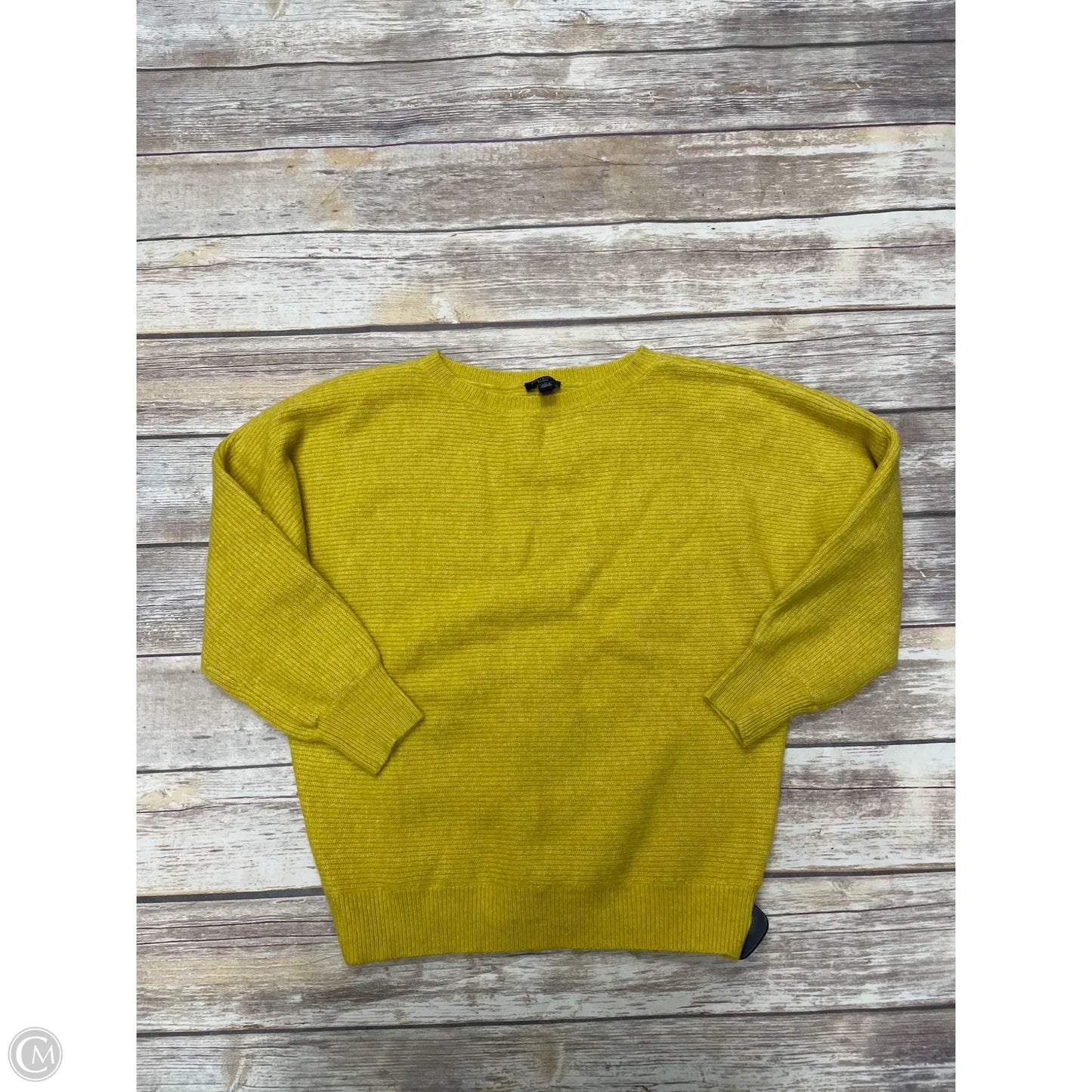 Sweater By Ann Taylor In Gold, Size: Sp
