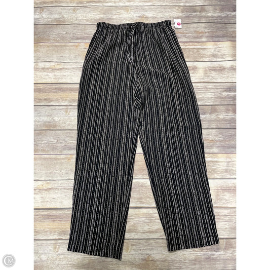 Pants Dress By Alfred Dunner In Black & Cream, Size: 12