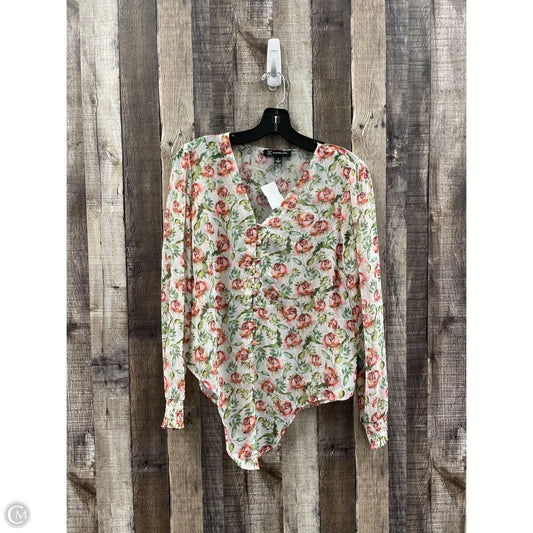Top Long Sleeve By Inc In Multi-colored, Size: S