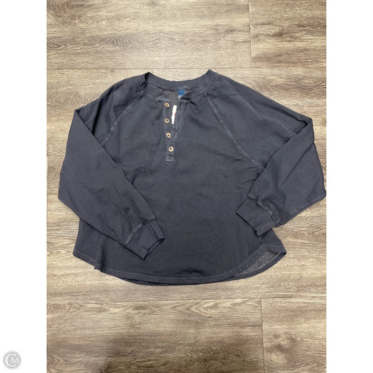 Top Long Sleeve By Old Navy In Grey, Size: M