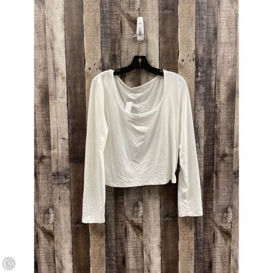 Top Long Sleeve By Cmf In Ivory, Size: Xl