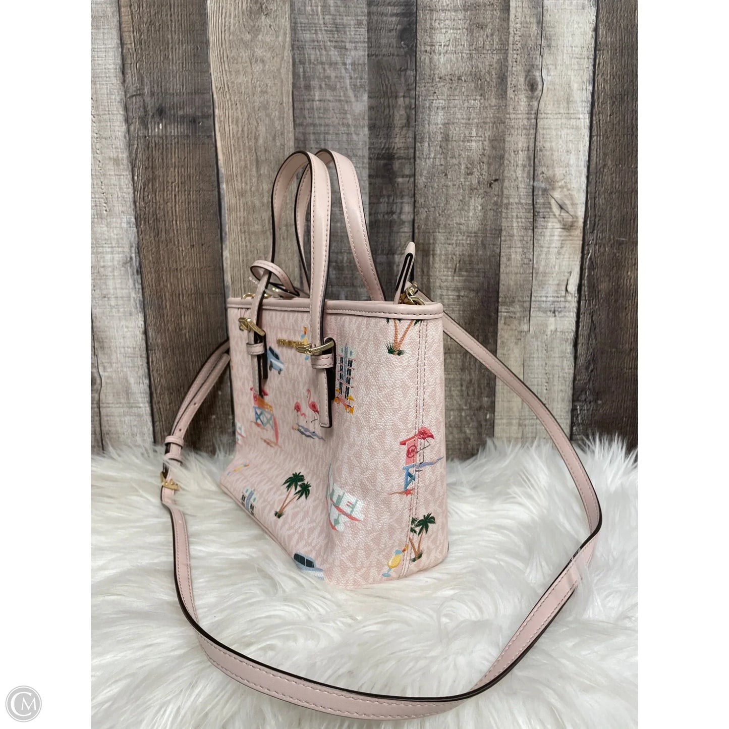 Crossbody Designer By Michael Kors, Size: Medium