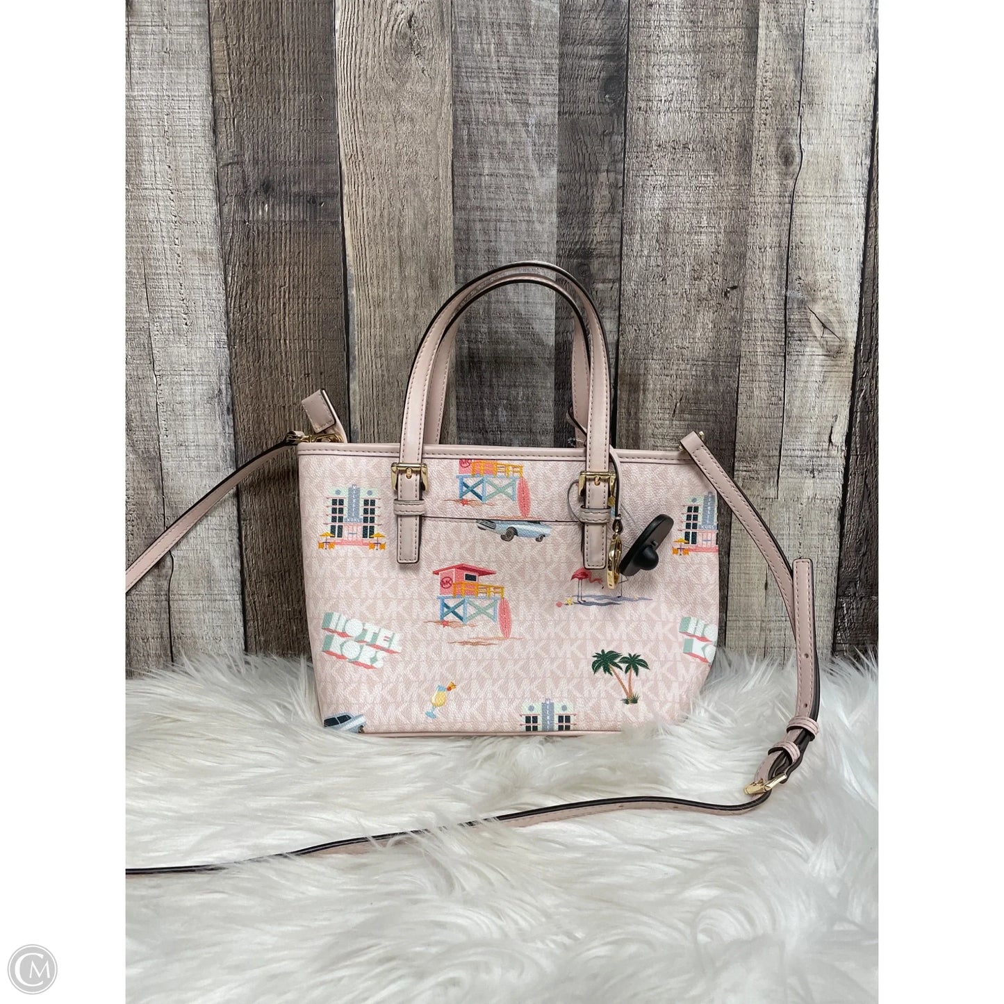 Crossbody Designer By Michael Kors, Size: Medium