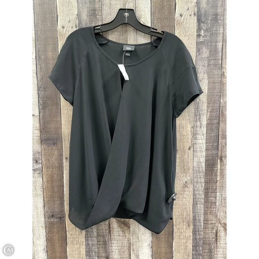 Top Short Sleeve By Mossimo In Black, Size: L