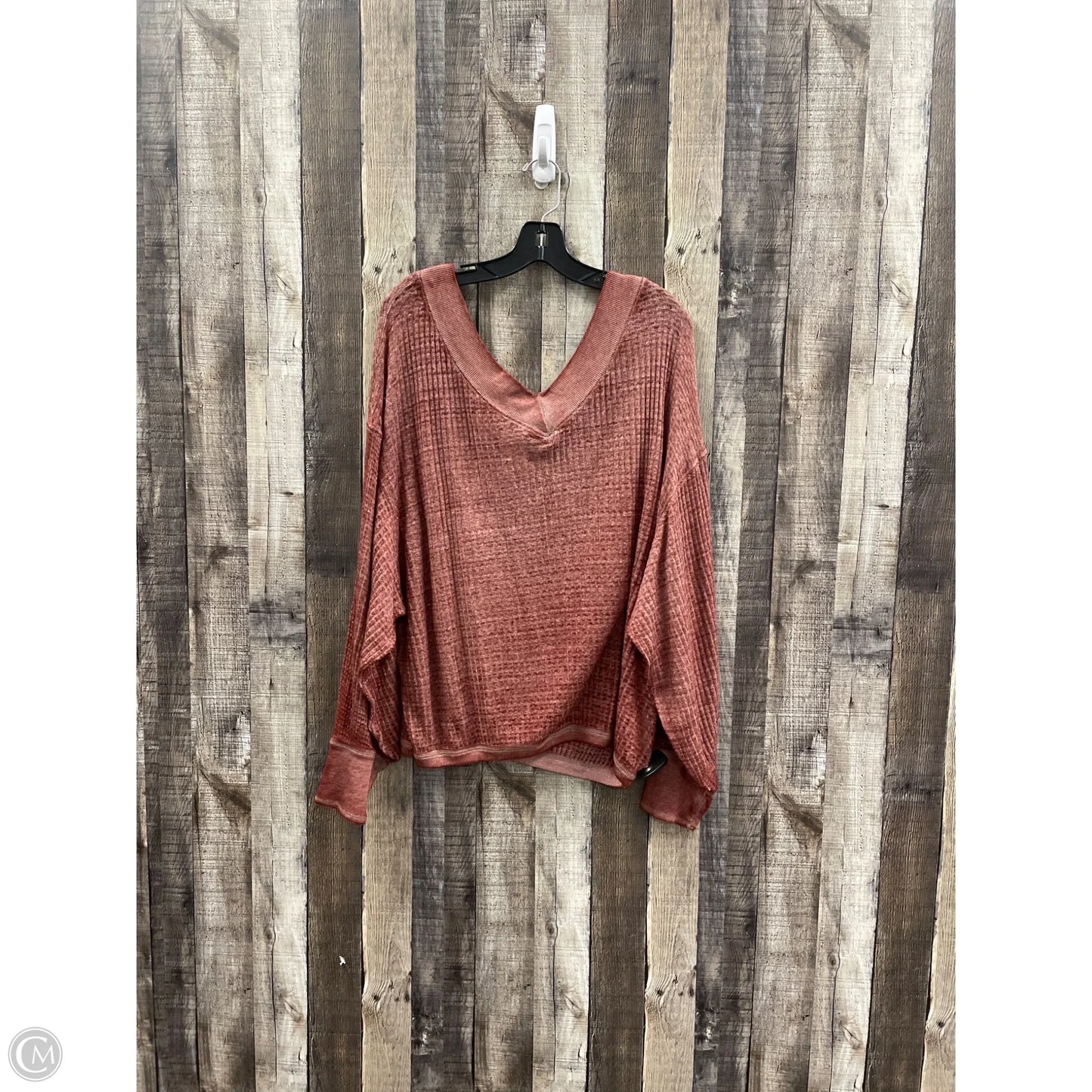 Top Long Sleeve By We The Free In Red, Size: L