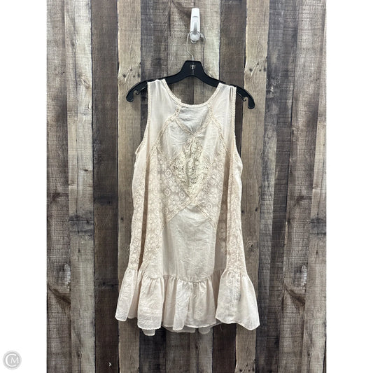 Dress Casual Short By Umgee In Beige, Size: M