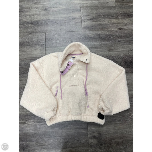 Jacket Fleece By Universal Thread In Cream, Size: Xs