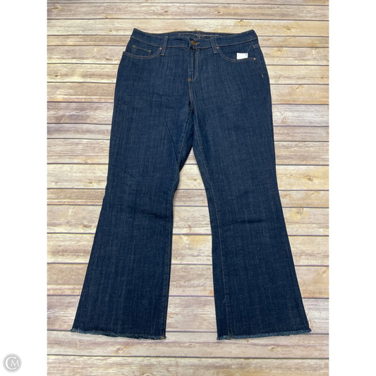 Jeans Flared By Chicos In Blue Denim, Size: 8