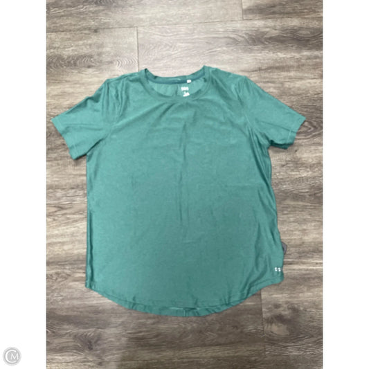 Athletic Top Short Sleeve By Dsg Outerwear In Green, Size: L
