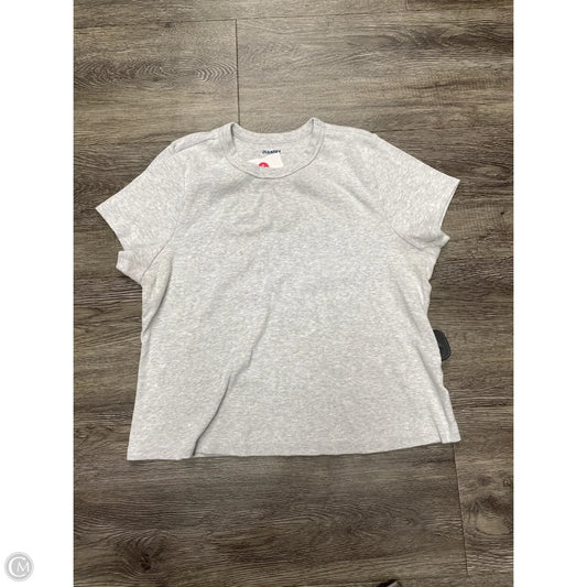 Top Short Sleeve Basic By Old Navy In Grey, Size: 2x
