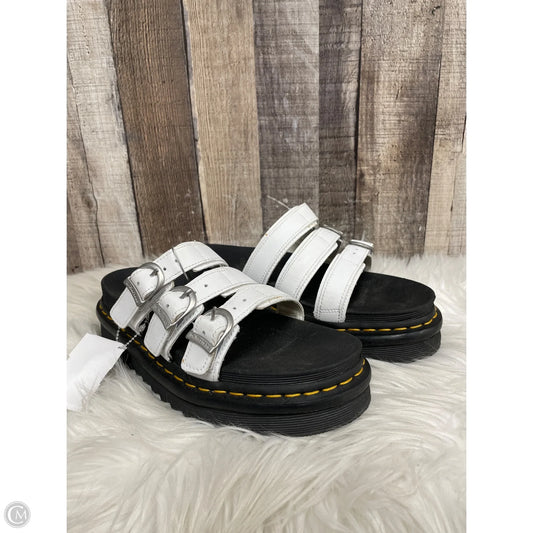 Sandals Heels Platform By Dr Martens In White, Size: 7