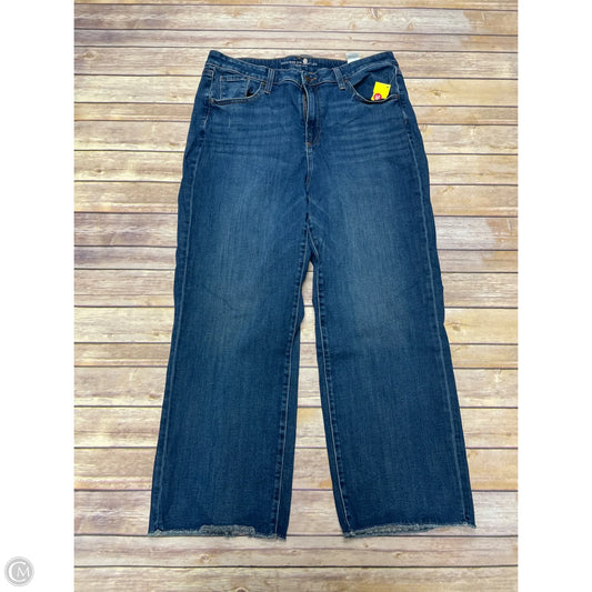 Jeans Straight By Chicos In Blue Denim, Size: 16