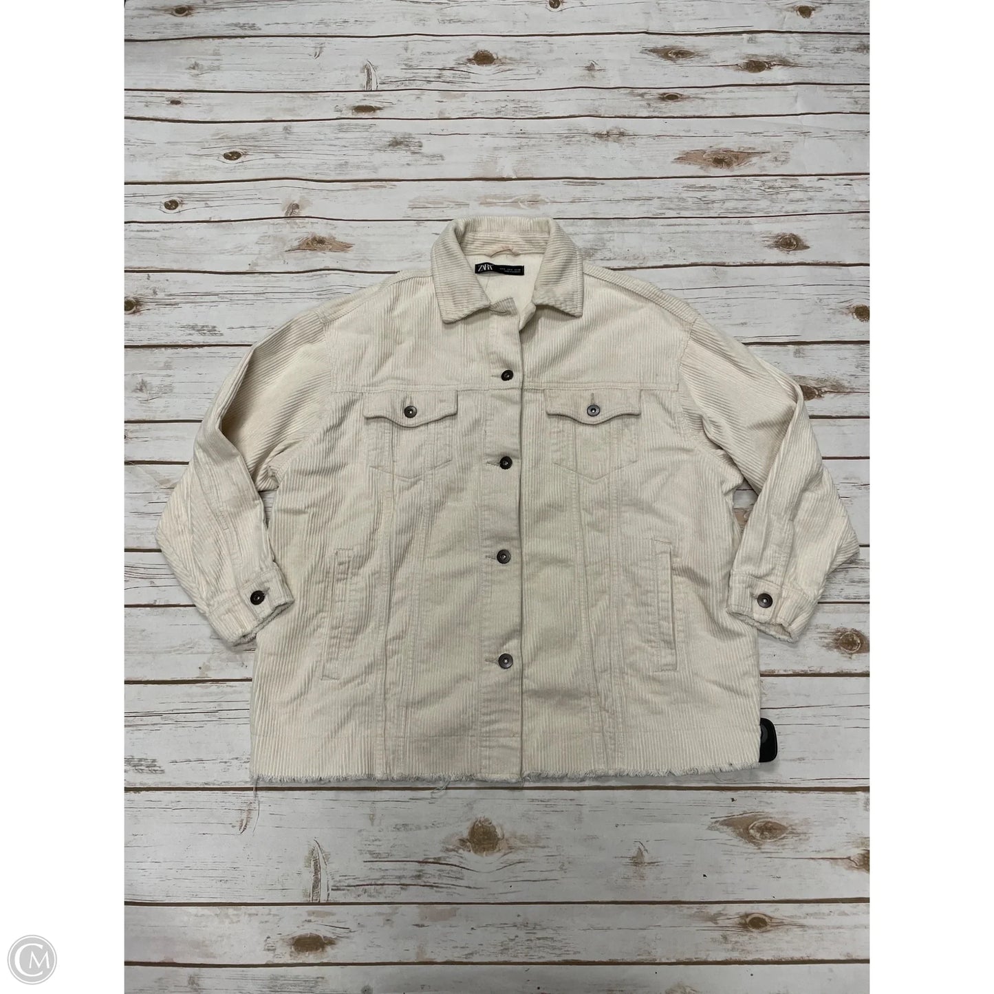 Jacket Other By Zara In Cream, Size: S