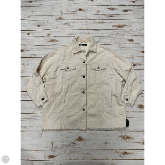 Jacket Other By Zara In Cream, Size: S
