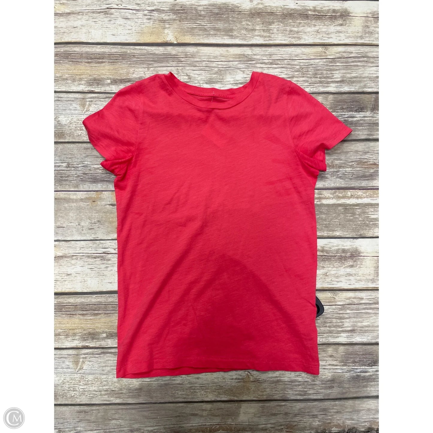 Top Short Sleeve By J. Crew In Coral, Size: M