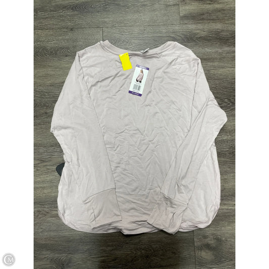 Athletic Top Long Sleeve Crewneck By Active Life In Purple, Size: Xxl