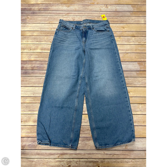 Jeans Wide Leg By Old Navy In Blue Denim, Size: 12