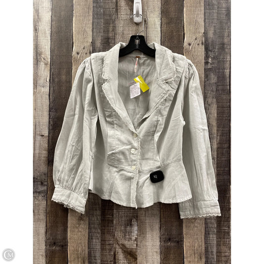 Top Long Sleeve By Free People In Green, Size: M