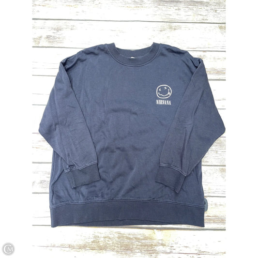 Sweatshirt Crewneck By H&m In Grey, Size: S