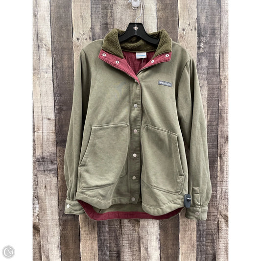 Jacket Fleece By Columbia In Green, Size: M