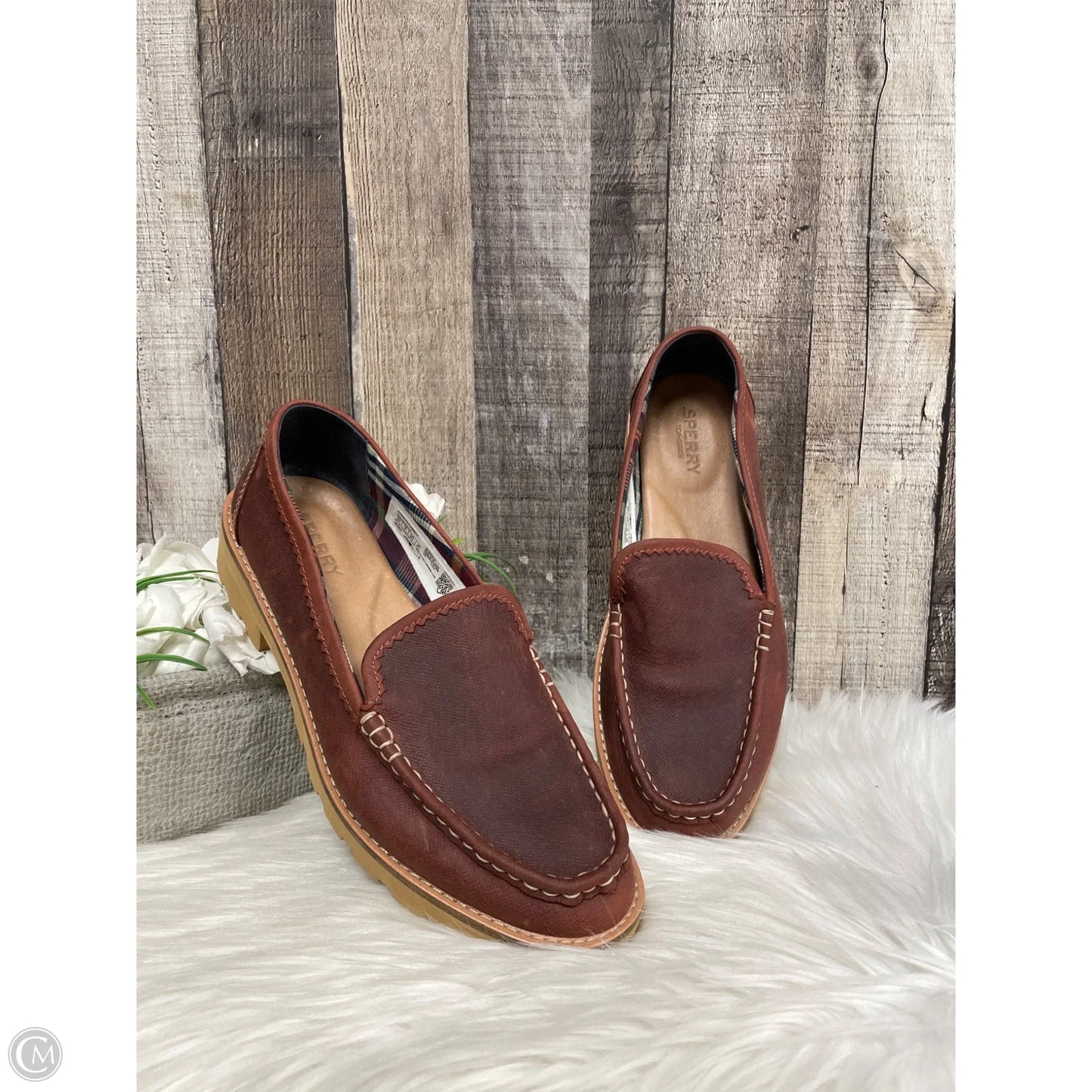 Shoes Flats By Sperry In Brown, Size: 8.5